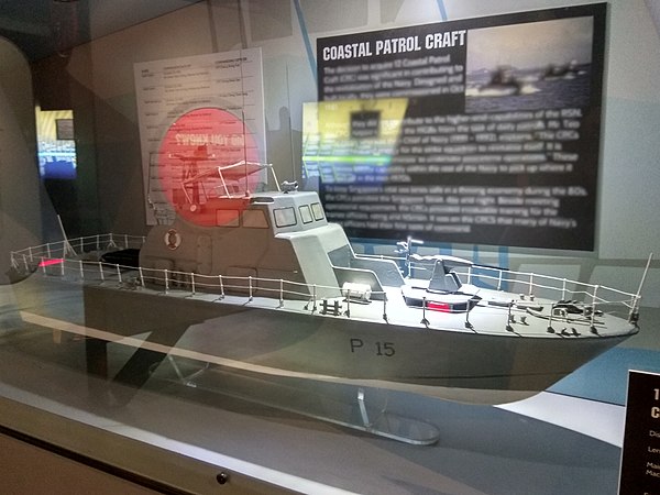 Model of a Swift-class coastal patrol craft