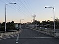 Monash Freeway in Melbourne, Australia, looking south from Toorak Road.