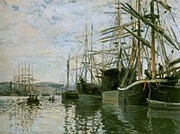 Boats at Rouen Monet w267.jpg