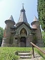 Kapel op Mont-Saint-Bertauld, waar vroeger een abdij stond