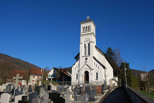 Montsevelier village church