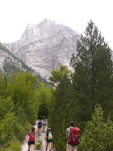 File:Mount Arapit from Thethi.jpg