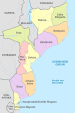 Mozambique, administrative divisions - de - colored 2018.svg