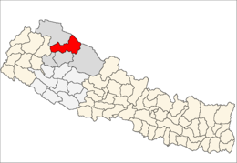 Distretto di Mugu – Localizzazione