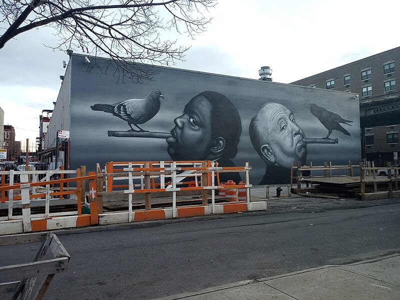File:Mural of Biggie & Alfred Hitchcock by Own Dippie.jpg