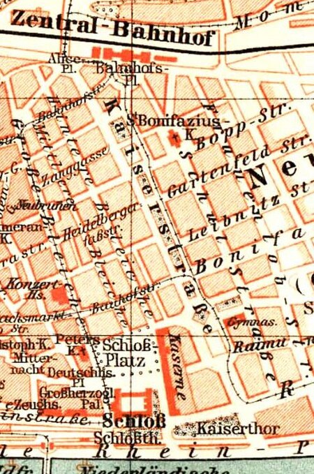 Mz Stadtplan Kaiserstraße