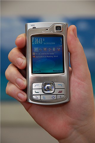 <span class="mw-page-title-main">Nokia N80</span> 3G slider smartphone released by Nokia in 2005