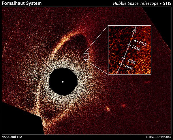 STIS images the Fomalhaut system (January 8, 2013) (NASA).