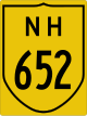 National Highway 652 shield}} 