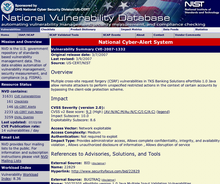 A National Vulnerability Database page describing a CSRF vulnerability NVD-CVE-2007-1332.png