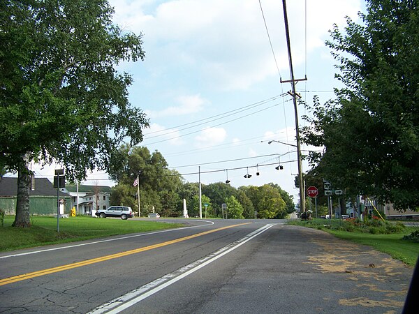 NY 174's southern terminus at NY 41