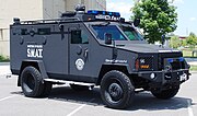 ナッシュビル市警察のベアキャット装甲車
