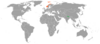 Location map for Nepal and Norway.