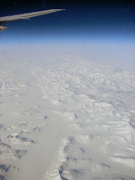 Frozen wilderness of far northern Chukotka
