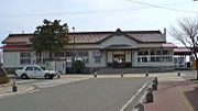 震災前の駅舎（2008年3月）