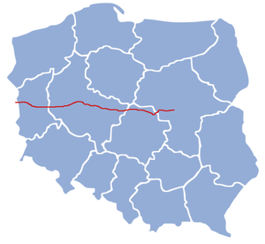 3号線 (ポーランド)の路線図