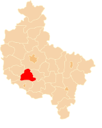 Localização do Condado de Kościan na Grande Polónia.