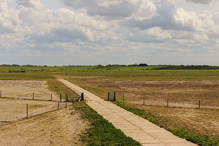 Path through summer polders in Noarderleech province