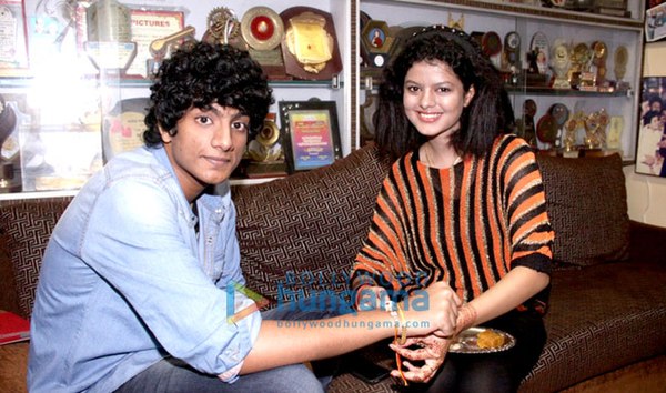 Muchhal with brother Palash Muchhal on Raksha Bandhan 2013