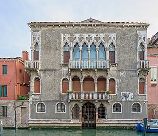 Palazzo Mastelli del Cammello building in Venice, Italy