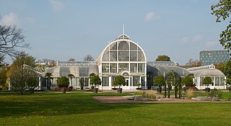 Palmhuset (Casa de las Palmeras) del Trädgårdföreningen de Gotemburgo.