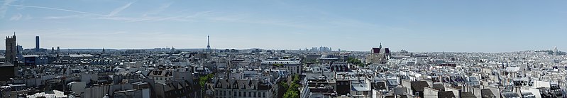 File:Panoramic view of Paris, 3 July 2011.jpg