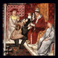 Papa alessandro III illustrazione di spinello aretino particolare siena italia 01.gif
