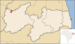 Vieirópolis - Carte