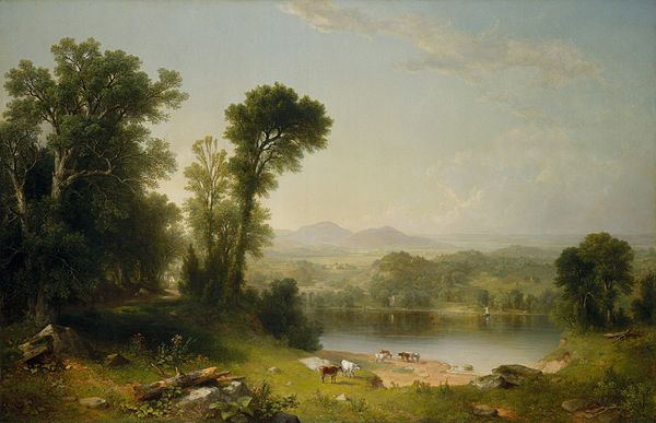 Asher B. Durand, Pastoral Landscape, 1861