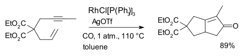 PK reaction with Wilkinson's catalyst