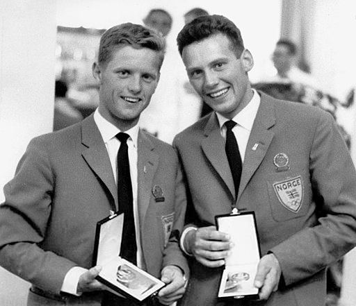 Peder Lunde Jr and Bjørn Bergvall 1960