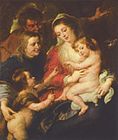 Rubens, Sfânta Familie, 1634