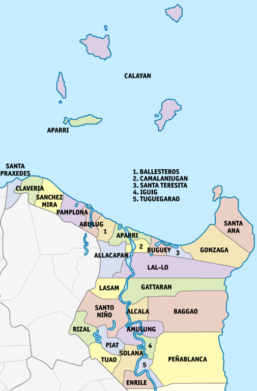 Cagayan Province Map