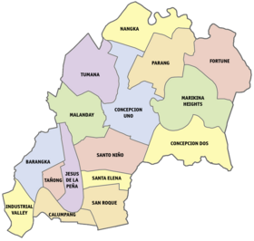 Political map of Marikina