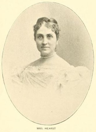 Phoebe Apperson Hearst in 1895