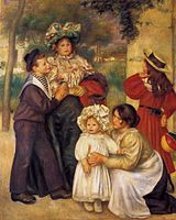1898. Renoir. Artist's family