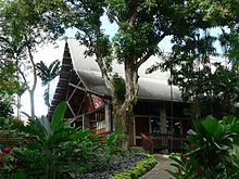 Library and archives building at the Secretariat complex in Suva, Fiji. Pif secretariat.jpg