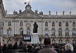 À Nancy place Stanislas.