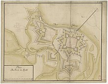 Plan du Fort de Kehl en 1760