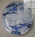 Plate with map of Japan