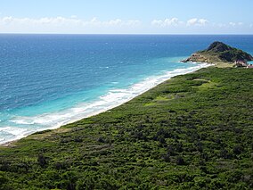 Playa Larga, Caja de Muertos, Bo. Playa, Ponce, Puerto Rico, mirando al suroeste (DSC00475).jpg