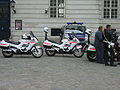 Police bikes in Vienna