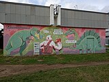 Praha - Holešovice, Plynární - mural