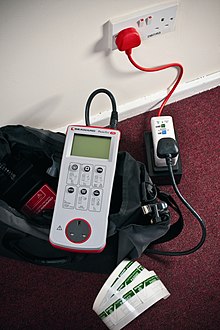 Modern PAT testers include an RCD test PrimeTest 250 RCD.jpg