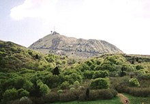 Der Puy de Dôme, bekanntester Vulkan des Zentralmassivs und Hausberg von Clermont-Ferrand