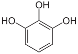 Strukturformel von Pyrogallol