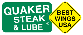 <span class="mw-page-title-main">Quaker Steak & Lube</span> Casual dining restaurant chain based in Bloomsburg, Pennsylvania