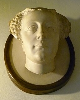 Queen Mary death mask copy, Falkland Palace