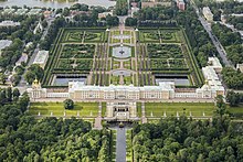 Aerial view of Peterhof Palace