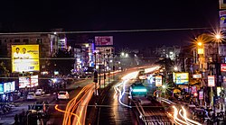 Rathbari junction in Malda town